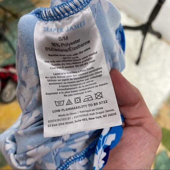 Draper James Blue Shadow Floral Ruffle Nightgown - Picture 10 of 10